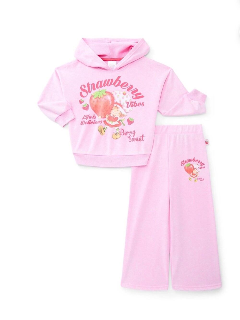 Strawberry Shortcake Toddler Girls' Graphic Hoodie and Matching Sweatpants Set